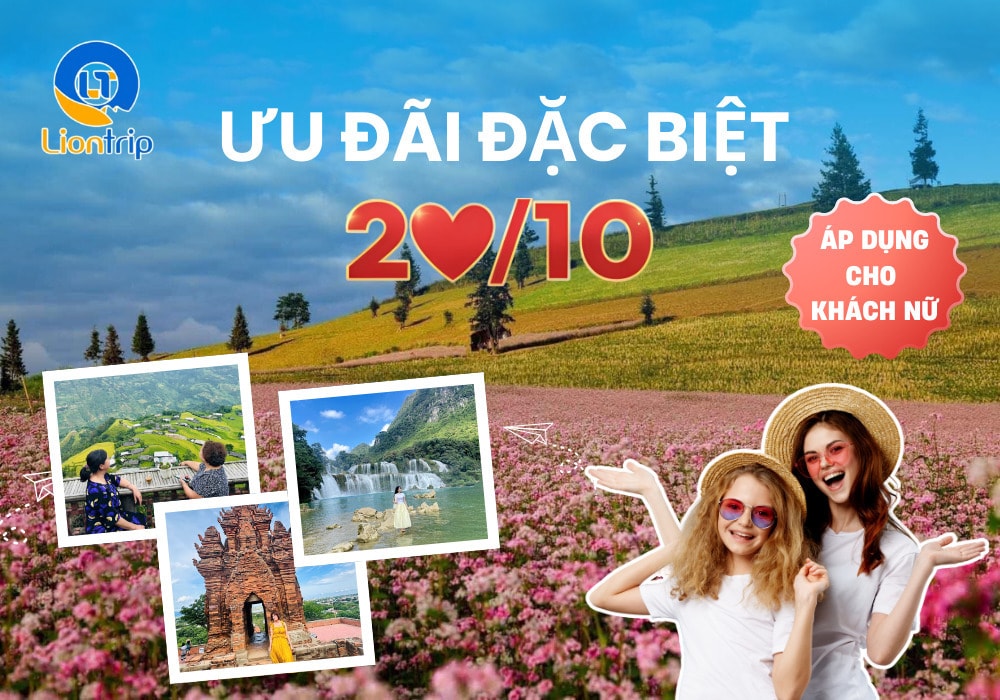 Lion Trip mang đến chương trình ưu đãi ý nghĩa dành riêng cho phái đẹp