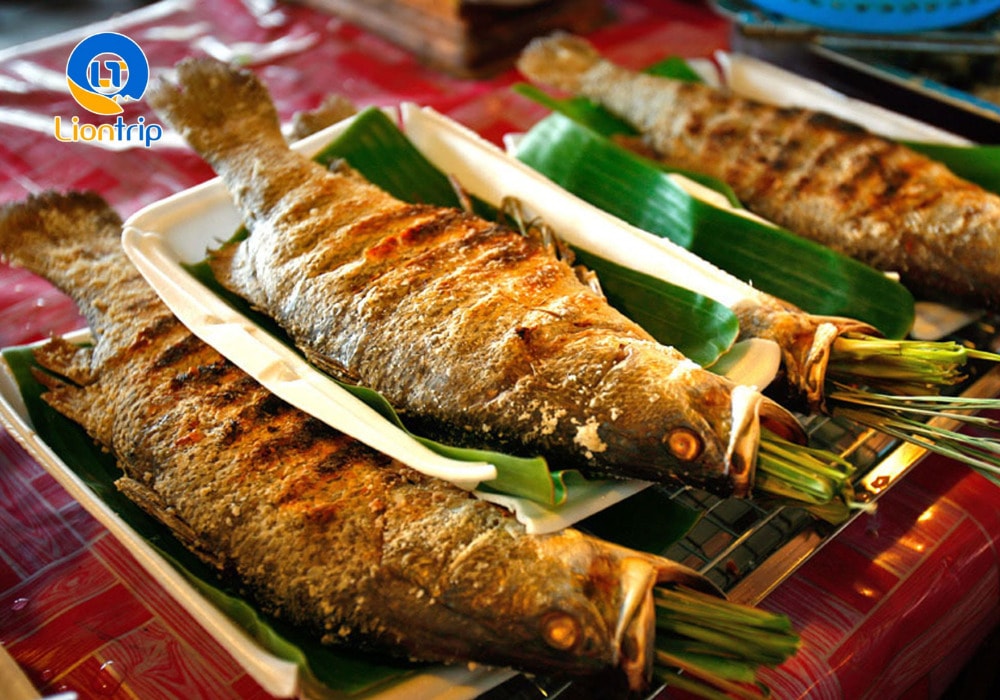 Cá trầm hương nướng Cá trầm hương nướng